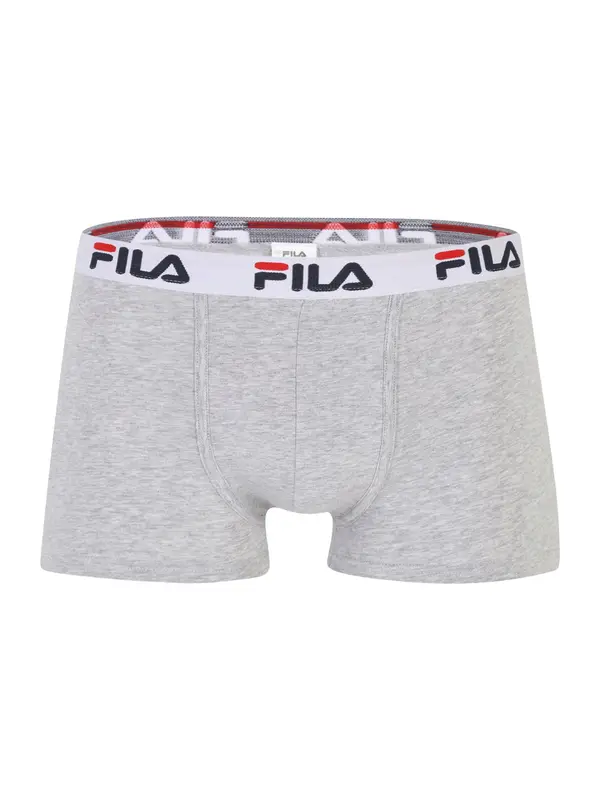 FILA FILA Bokserice  siva melange / crna