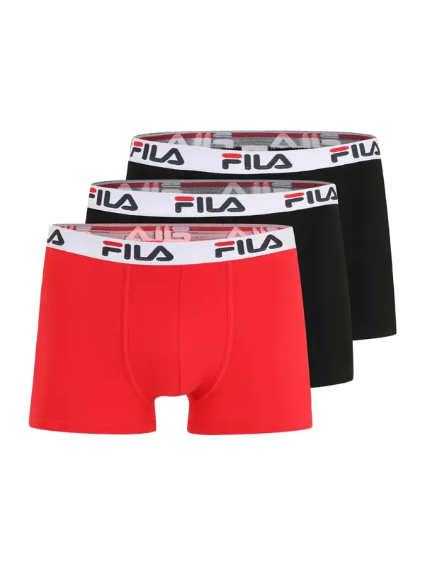 FILA FILA Bokserice  svijetlo crvena / crna / bijela
