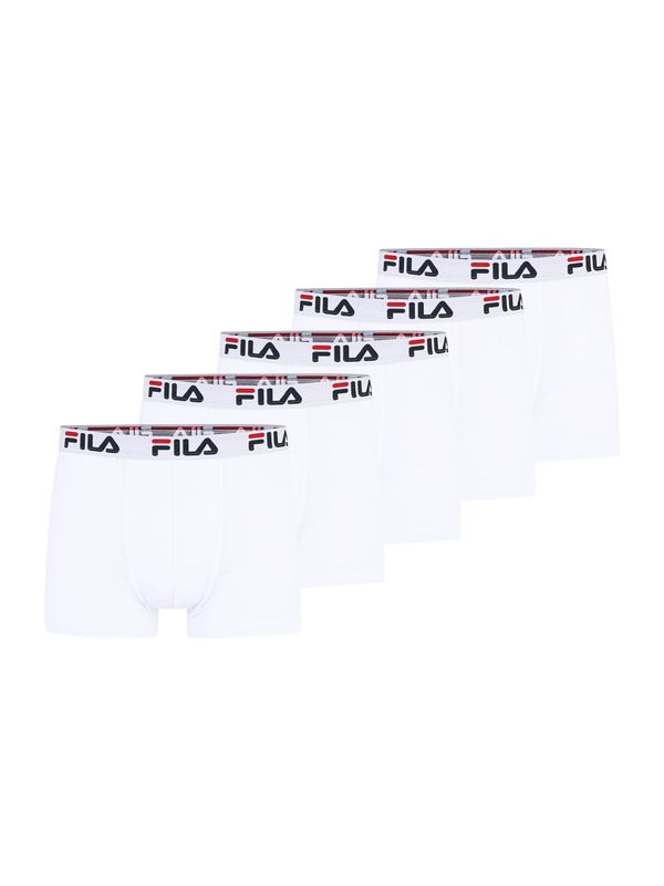 FILA FILA Bokserice  svijetlosiva / crvena / crna / bijela