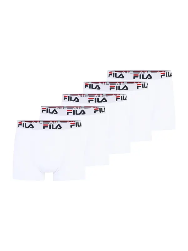 FILA FILA Bokserice  svijetlosiva / crvena / crna / bijela