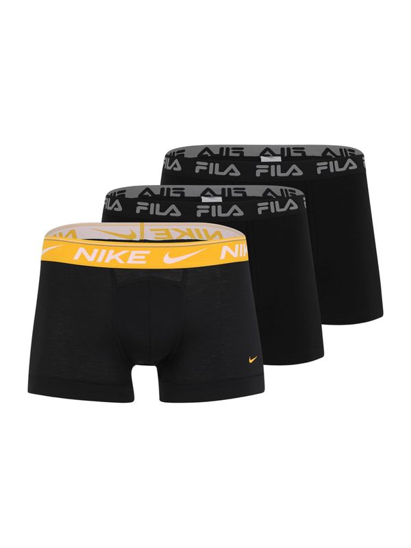 FILA FILA Bokserice  zlatno žuta / crna / bijela