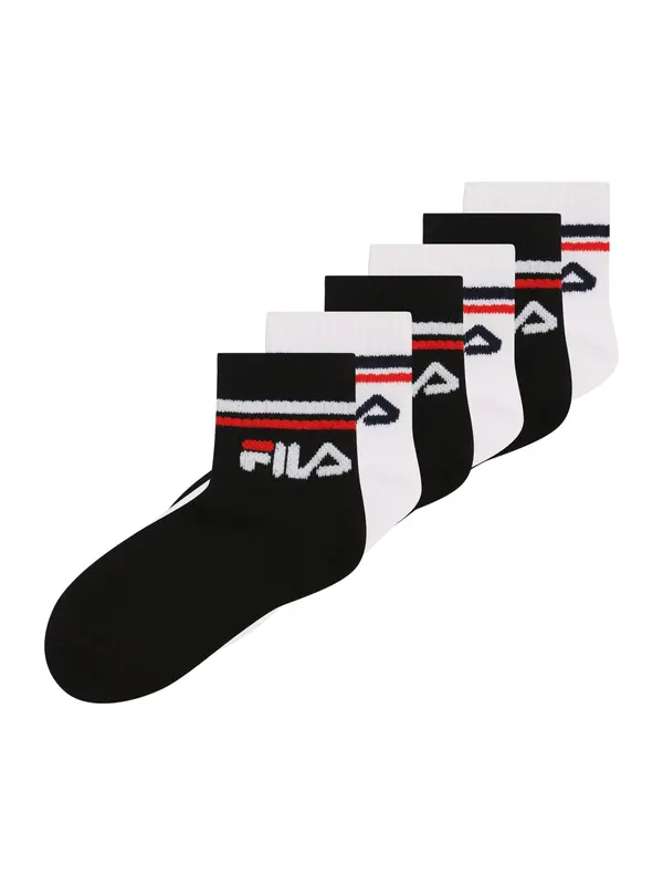 FILA FILA Čarape  crvena / crna / bijela