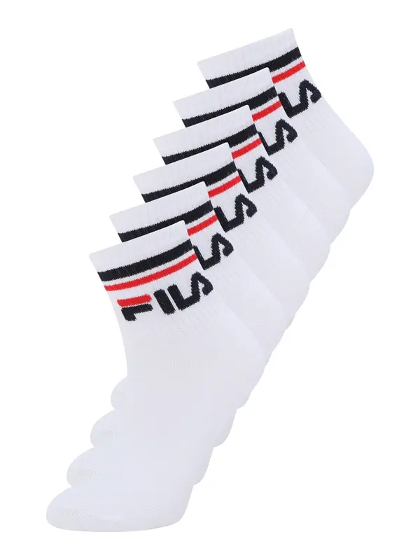 FILA FILA Čarape  crvena / crna / bijela