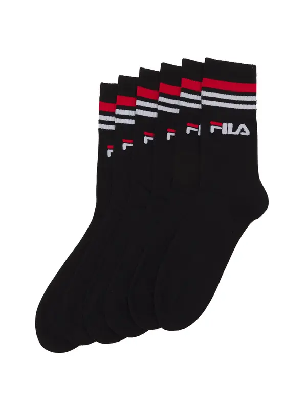 FILA FILA Čarape  crvena / crna / bijela