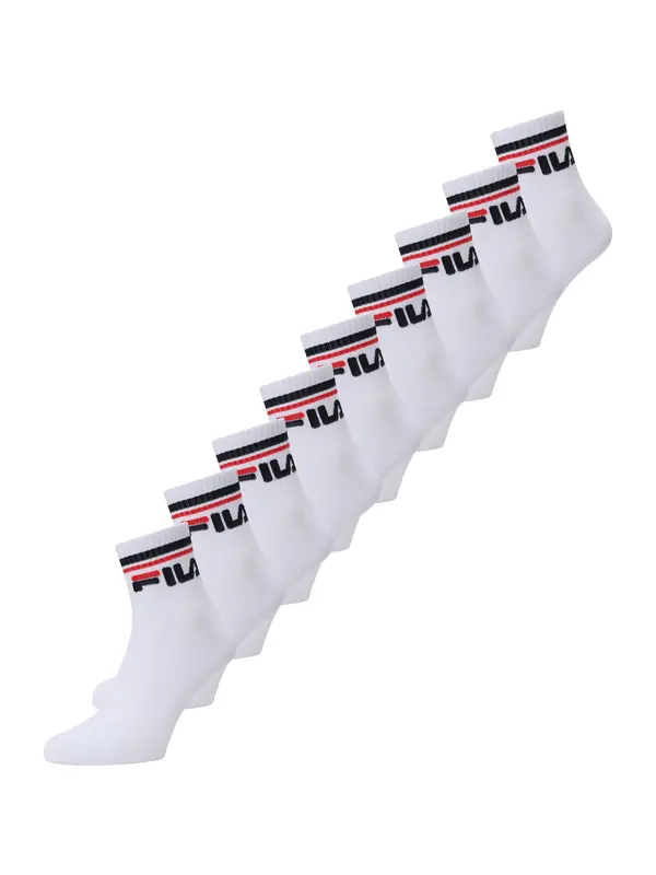 FILA FILA Čarape  crvena / crna / bijela