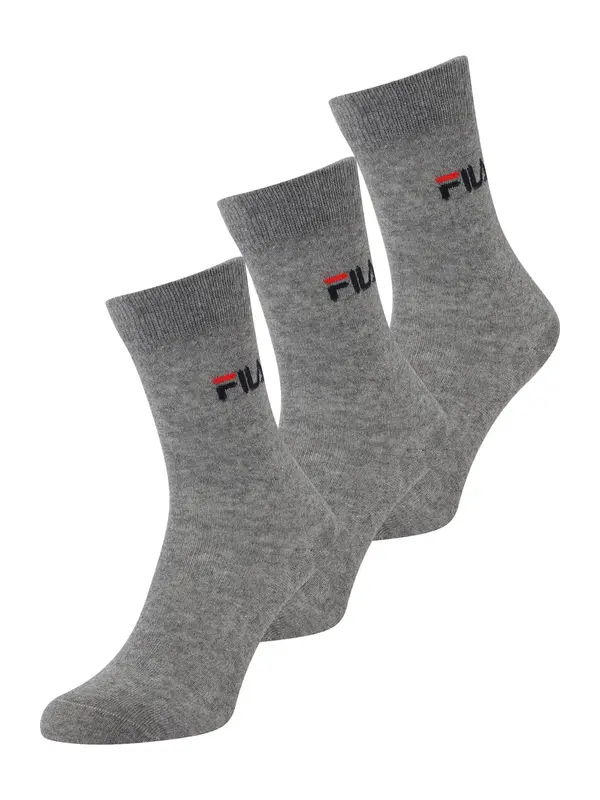 FILA FILA Čarape  siva / crna