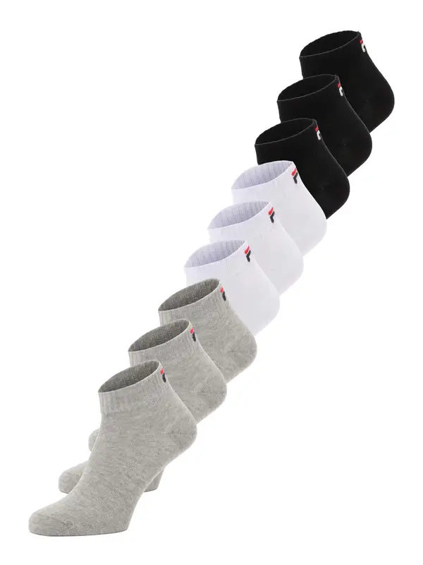FILA FILA Čarape  siva melange / crna / bijela