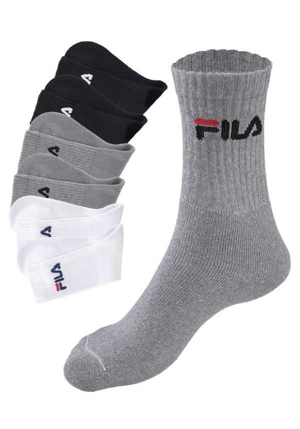 FILA FILA Čarape  siva melange / crna / bijela