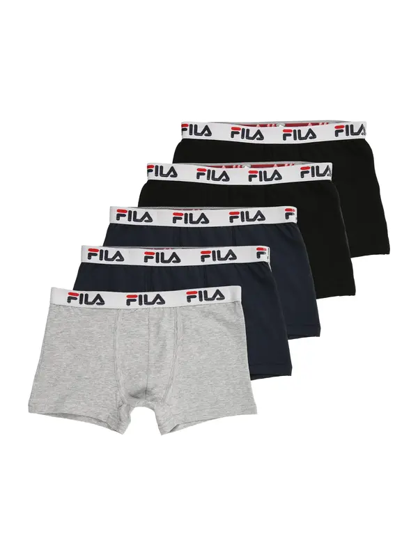 FILA FILA Gaće  mornarsko plava / siva melange / crna / prljavo bijela