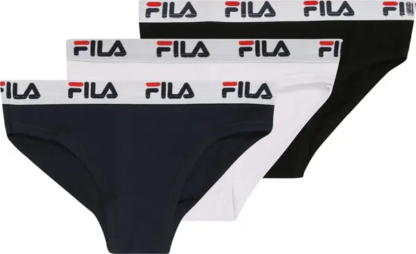 FILA FILA Gaće  svijetlo crvena / crna / bijela / prljavo bijela
