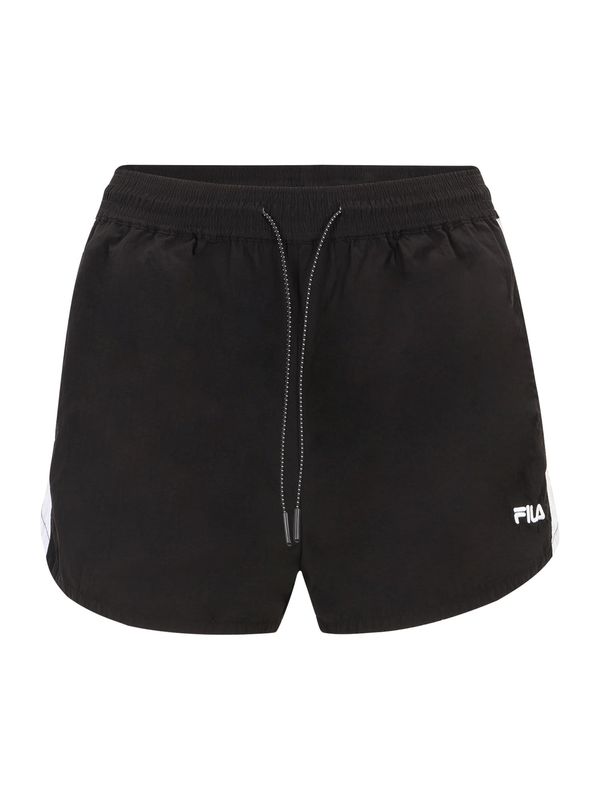 FILA FILA Hlače 'LIMASSOL'  crna / bijela