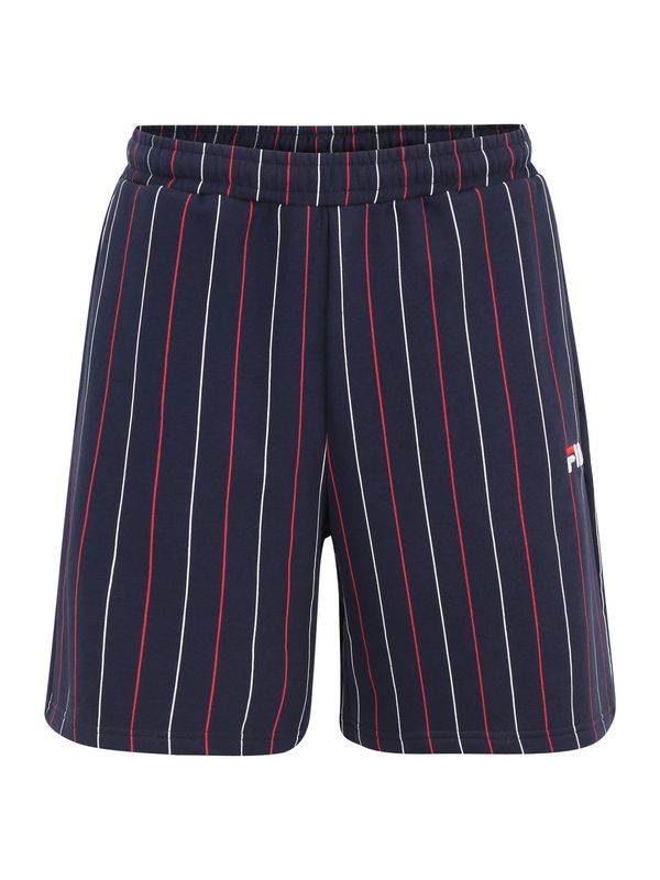 FILA FILA Hlače 'LOBITO'  mornarsko plava / crvena / bijela
