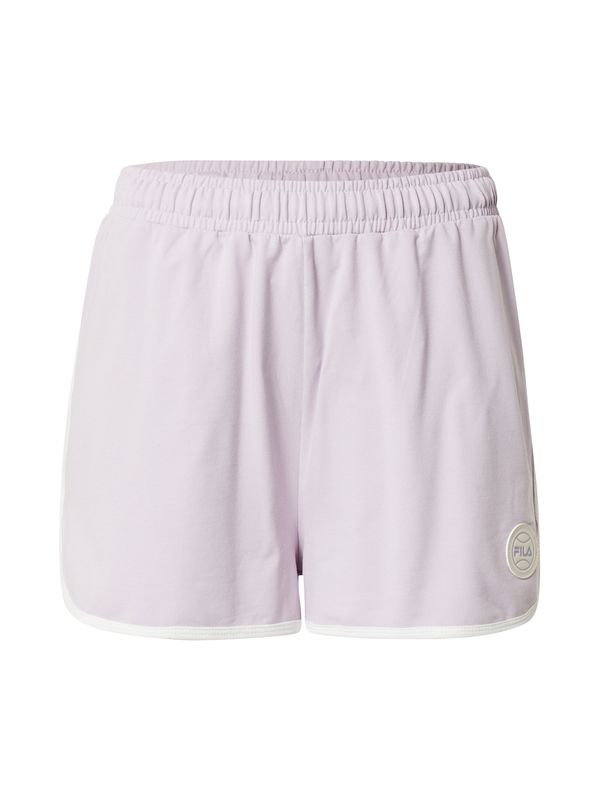 FILA FILA Hlače 'MILA'  pastelno ljubičasta / bijela