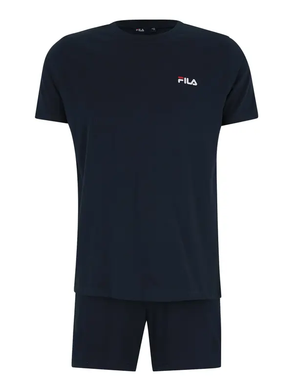 FILA FILA Kratka pidžama  morsko plava / crvena / bijela