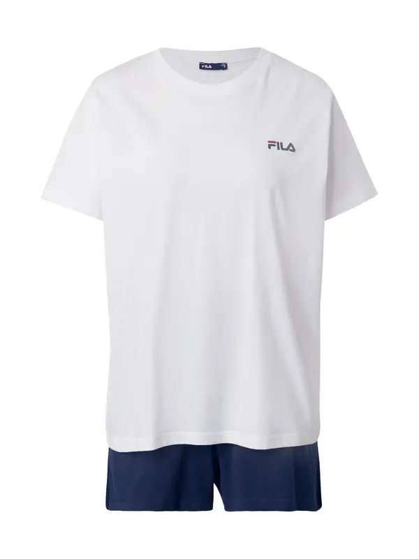 FILA FILA Kratke hlače za spavanje  tamno plava / crvena / bijela