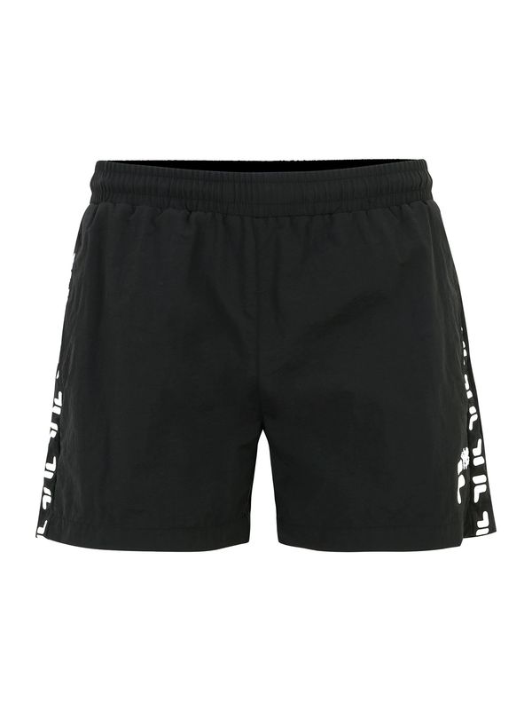 FILA FILA Kupaće hlače 'Segrate'  crna / bijela