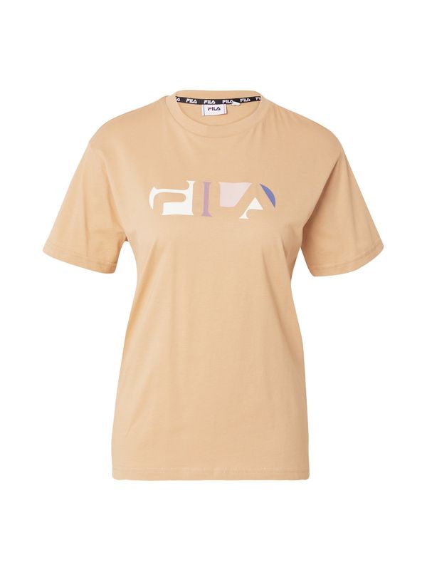 FILA FILA Majica 'BRENK'  cappuccino / lavanda / rosé / bijela