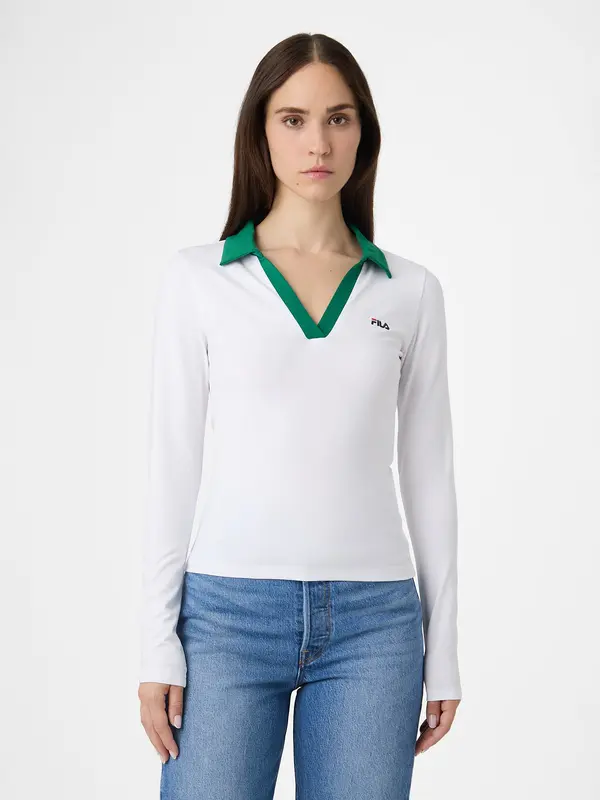 FILA FILA Majica 'Cerrione'  zelena / bijela