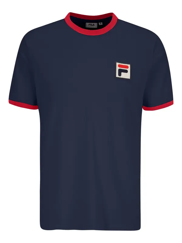 FILA FILA Majica 'LAZ'  mornarsko plava / crvena / bijela
