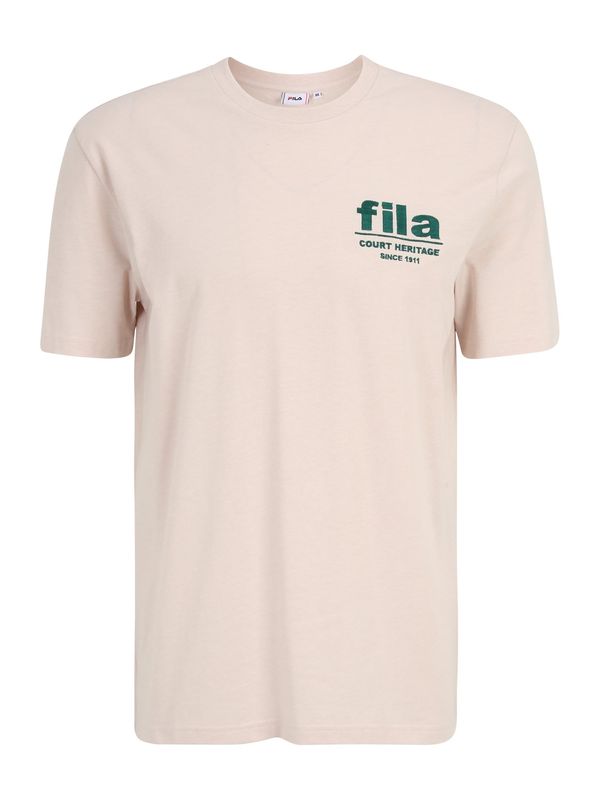 FILA FILA Majica 'LOUDI'  bež / tamno zelena