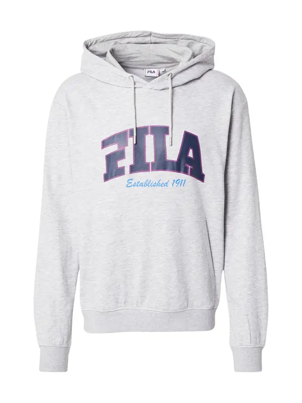 FILA FILA Sportska sweater majica 'LANDEN'  nebesko plava / tamno plava / siva melange / roza