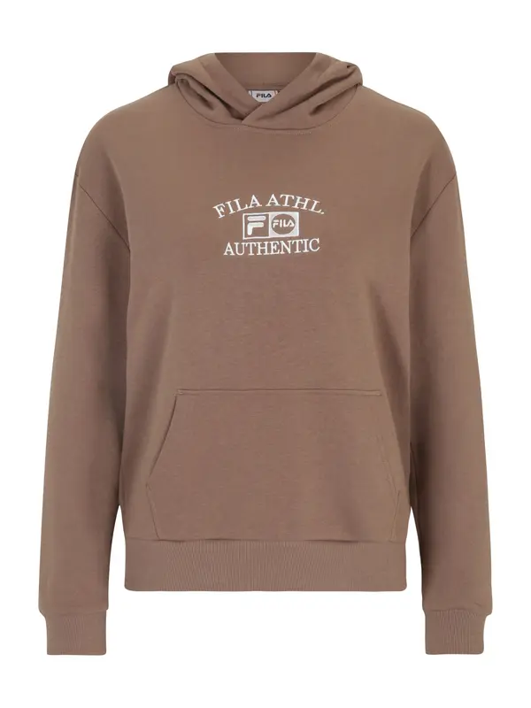 FILA FILA Sportska sweater majica 'LINNA'  moka smeđa / bijela