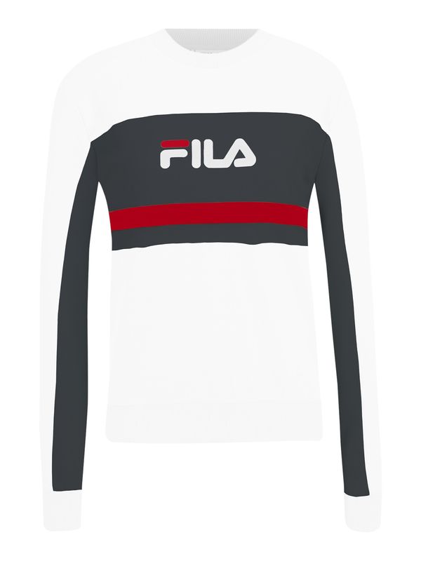 FILA FILA Sportska sweater majica 'LISHUI'  antracit siva / tamno crvena / bijela