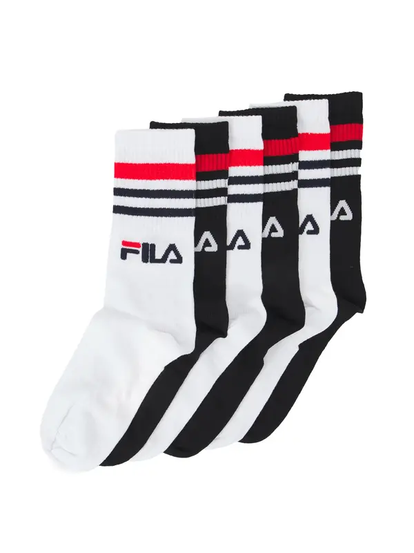 FILA FILA Sportske čarape  crvena / crna / bijela