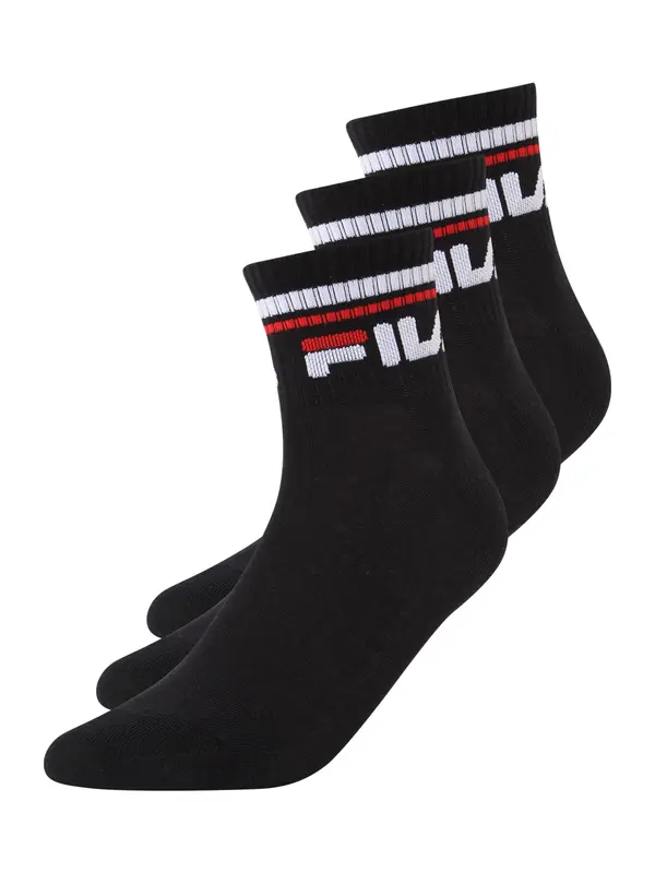 FILA FILA Sportske čarape  crvena / crna / bijela