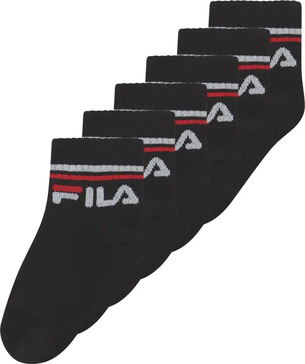FILA FILA Sportske čarape  siva / crvena / crna