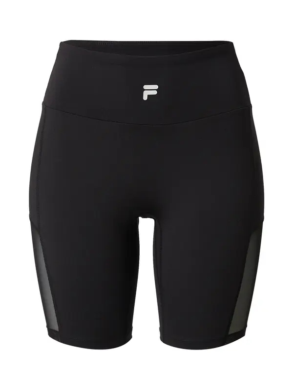 FILA FILA Sportske hlače  svijetlosiva / crna