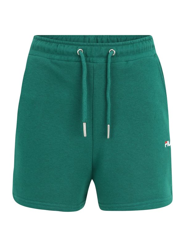 FILA FILA Sportske hlače  zelena / crvena / bijela