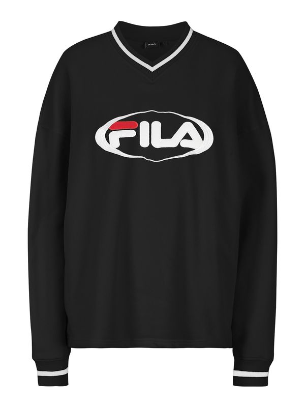 FILA FILA Sweater majica  crvena / crna / bijela