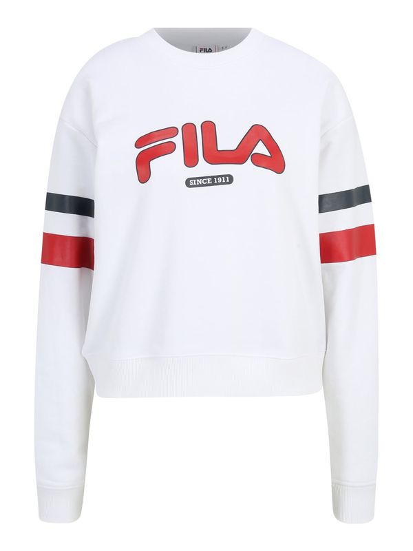 FILA FILA Sweater majica 'LATUR'  mornarsko plava / krvavo crvena / bijela