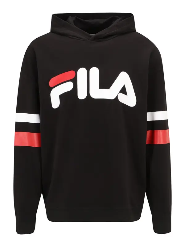 FILA FILA Sweater majica 'LUOHE'  crvena / crna / bijela