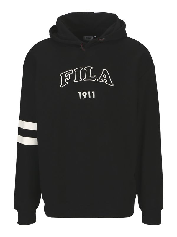 FILA FILA Sweater majica 'TABRIZ'  crna / bijela