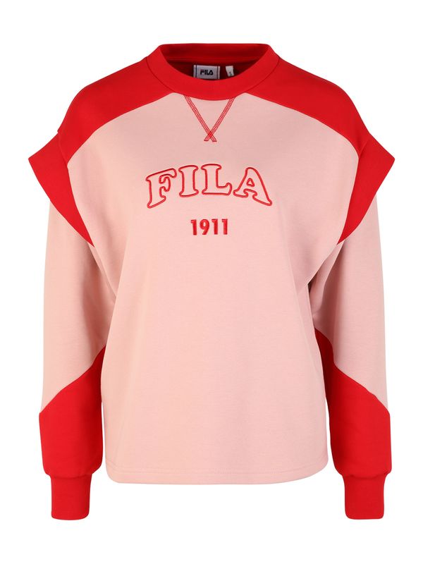 FILA FILA Sweater majica 'TIARET'  prljavo roza / krvavo crvena