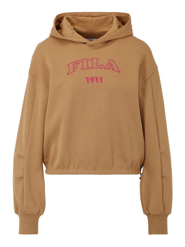 FILA FILA Sweater majica 'TOYONAKA'  svijetlosmeđa / crvena