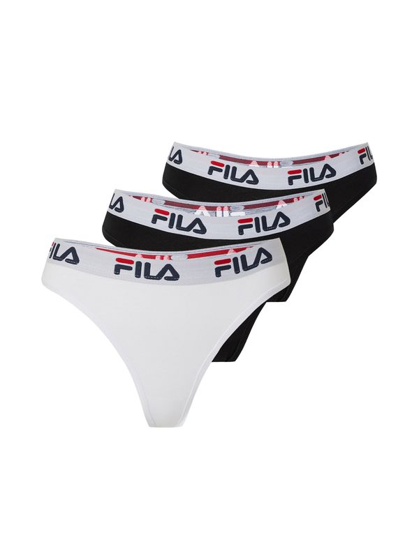 FILA FILA Tanga gaćice  crvena / crna / bijela
