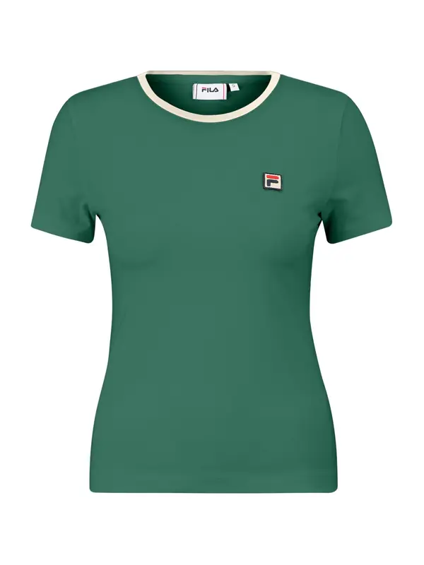 FILA FILA Tehnička sportska majica 'LECTOURE'  boja pijeska / zelena / crna