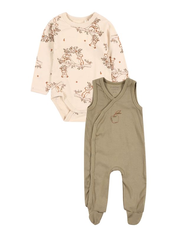 Fixoni Fixoni Komplet  svijetlobež / oker / kaki