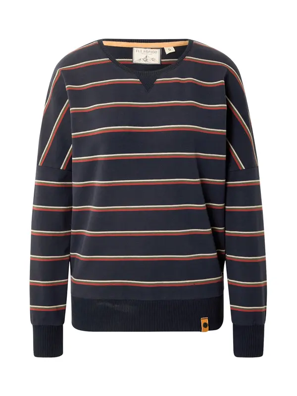 Fli Papigu Fli Papigu Sweater majica 'Der 11'  tamno plava / svijetlozelena / narančasta / bijela