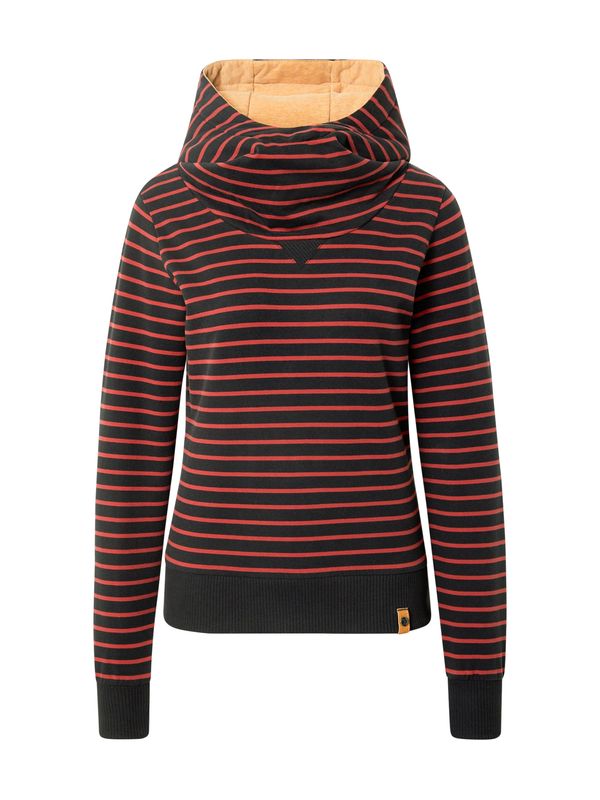 Fli Papigu Fli Papigu Sweater majica 'Entenarsch II'  ciglasto crvena / crna