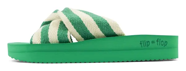 FLIP*FLOP FLIP*FLOP Natikače s potpeticom  zelena / bijela