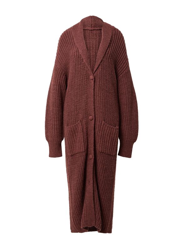 florence by mills exclusive for ABOUT YOU florence by mills exclusive for ABOUT YOU Duži kardigan 'Primrose'  smeđa