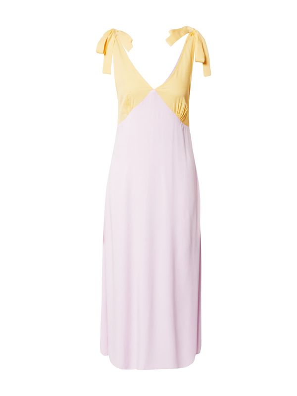 florence by mills exclusive for ABOUT YOU florence by mills exclusive for ABOUT YOU Haljina 'Golden Hour'  žuta / roza