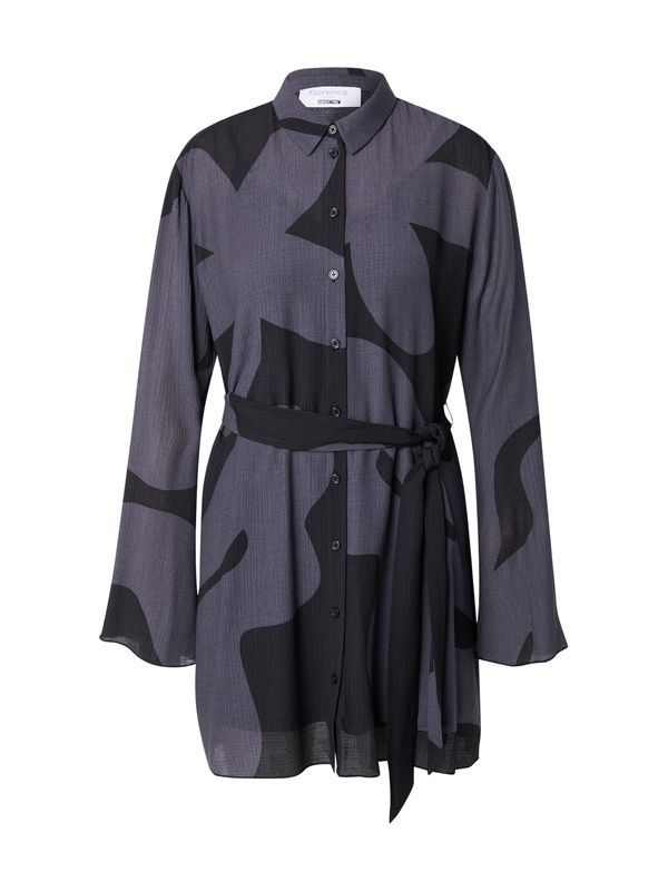 florence by mills exclusive for ABOUT YOU florence by mills exclusive for ABOUT YOU Košulja haljina 'Golden Leaf'  crna