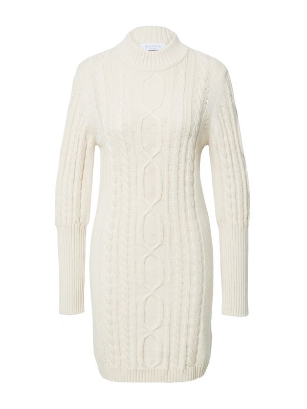 florence by mills exclusive for ABOUT YOU florence by mills exclusive for ABOUT YOU Pletena haljina 'Indira'  bijela