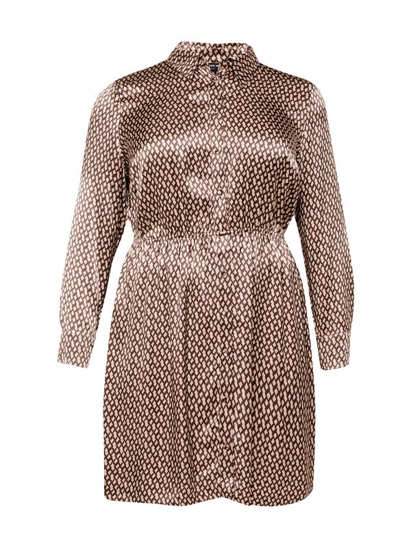 Forever New Curve Forever New Curve Košulja haljina  smeđa / crna