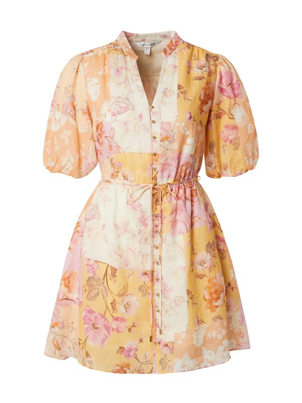 Forever New Forever New Košulja haljina 'LOANNA'  ecru/prljavo bijela / narančasta / svijetlonarančasta / svijetloroza